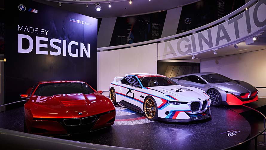 THE EXHIBITIONS OVERVIEW IN THE BMW MUSEUM IN MUNICH